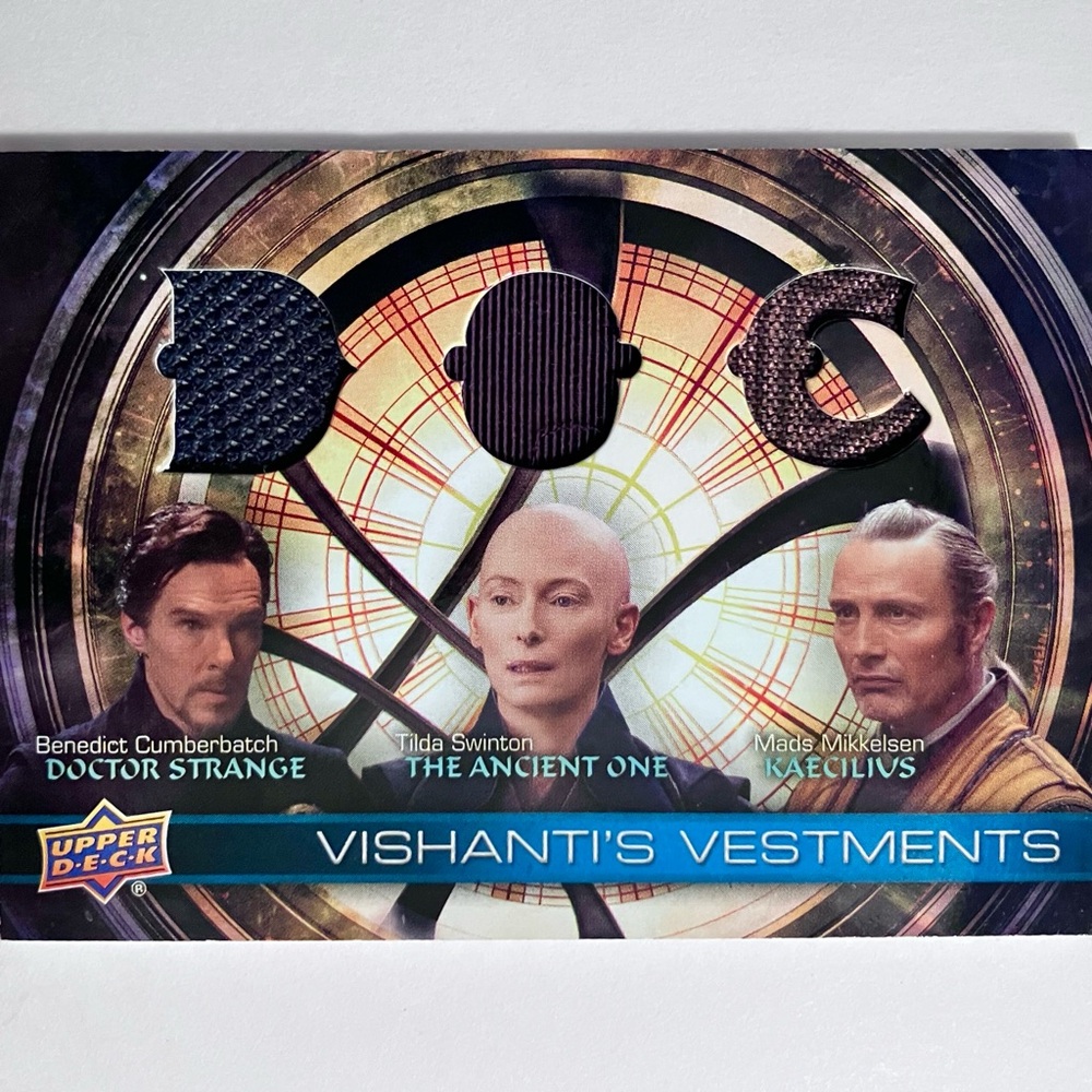 Marvel’s DOCTOR STRANGE Costume Card / CUMBERBATCH, Tilda Swinton, MIKKELSEN